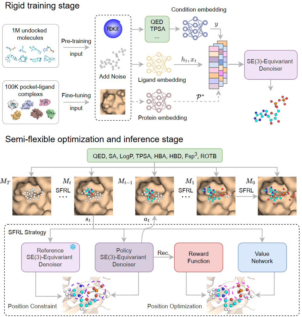 SeFMol model architecture